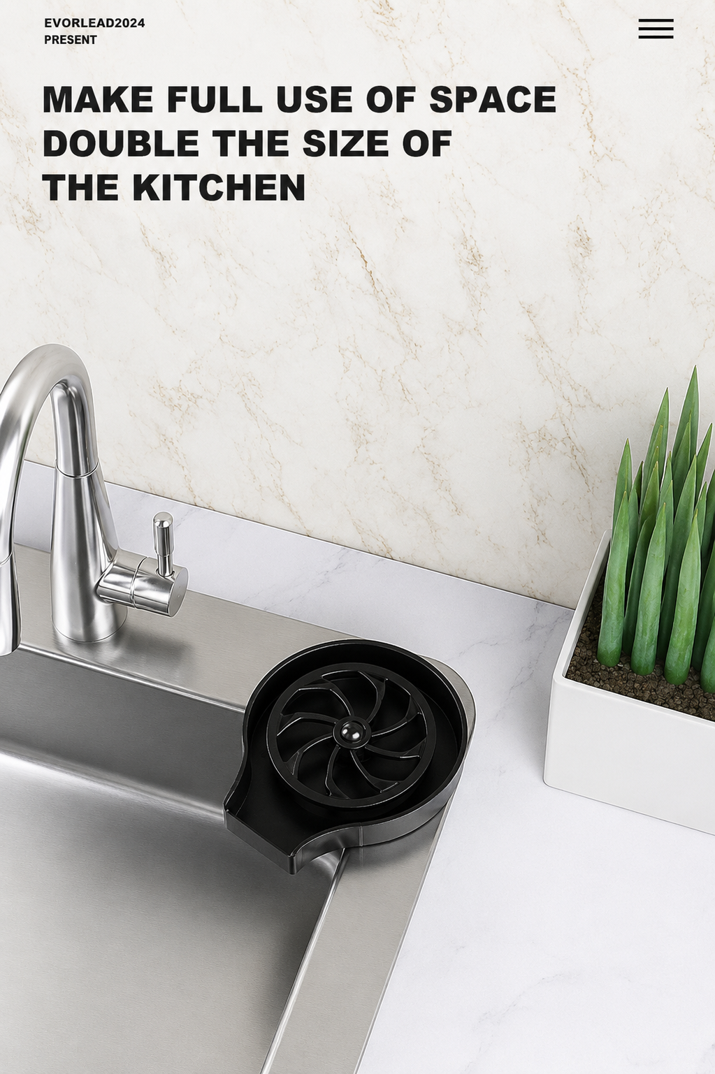High Pressure Faucet Glass Rinser